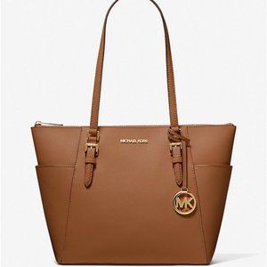 🆕 NWT ✨ MK Charlotte Large Saffiano Leather Tote